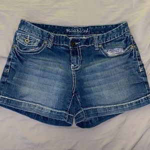 Blue Jean Shorts